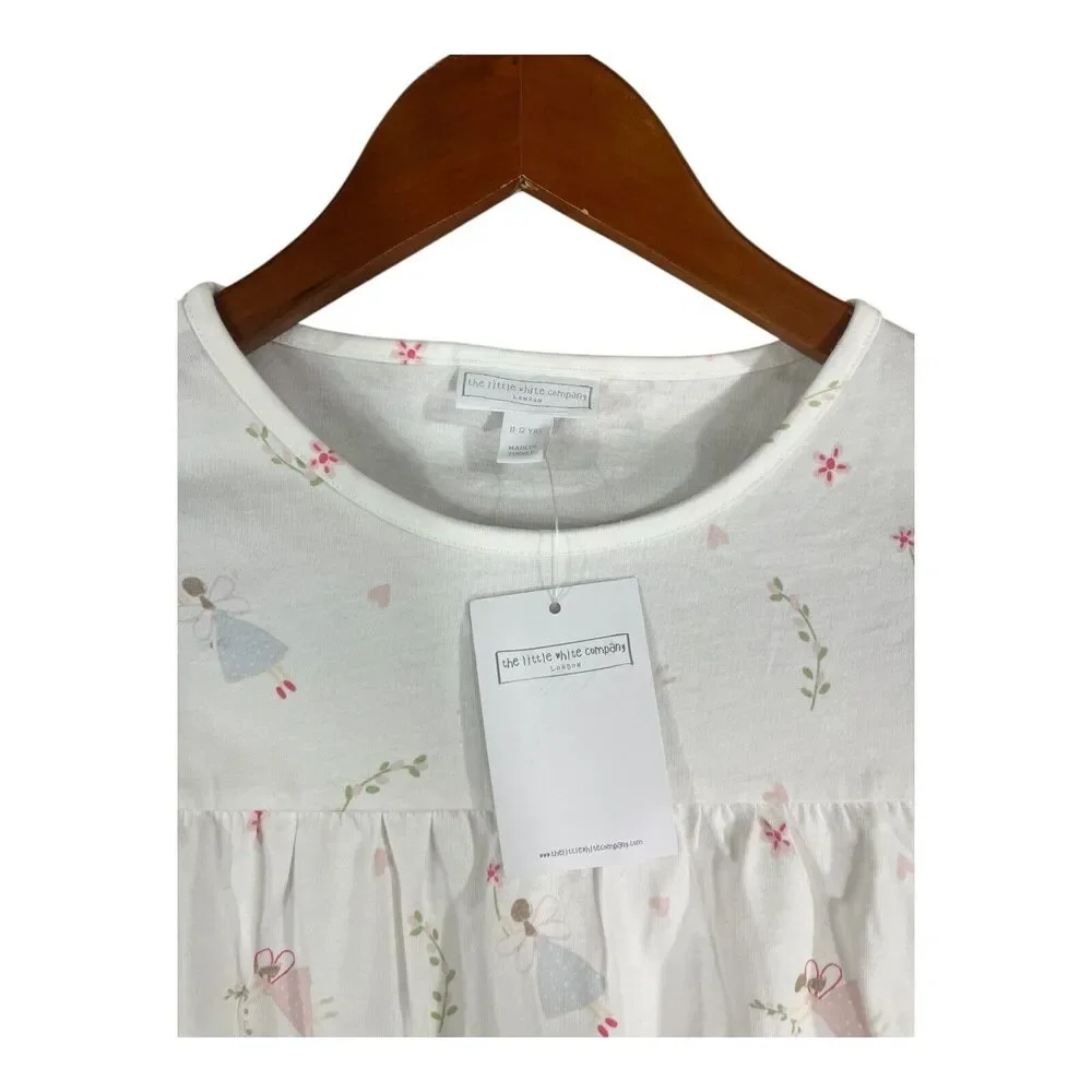 NWT Little White Company Fairy Print Pajamas Girls 11-12 Years 100% Cotton